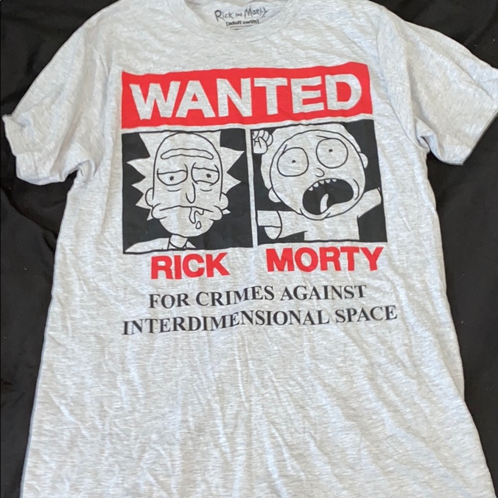 Wanted Rick and Morty TV Show T-Shirt
